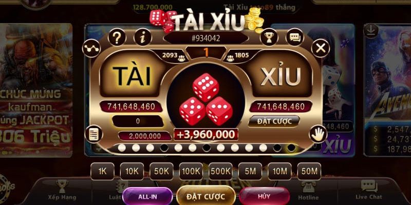 Tài Xỉu cực hot tại cổng game Sunwin